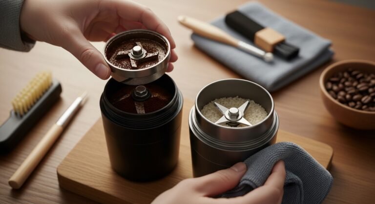 How to Clean a Coffee Grinder new
